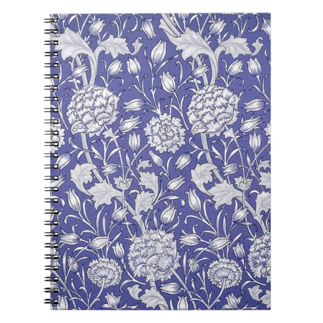 Vintag Bloom Blume Alt - William Morris Notizblock (Vorderseite)