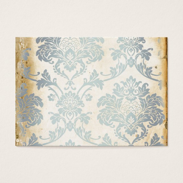 Vintag Blue Damask (Vorderseite)