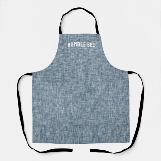 Vintag Blue Denim Blue Jeans Schürze (Vorderseite)