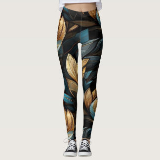 Vintag blumenreich leggings