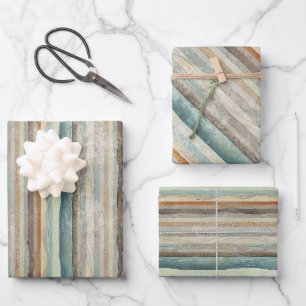 Vintag Boho Beach Vibes Gemustert Geschenkpapier Set