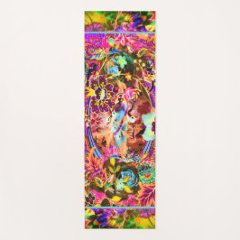Vintag Boho Goddess Neon Yoga Mat Yogamatte