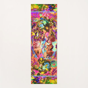 Vintag Boho Goddess Neon Yoga Mat Yogamatte