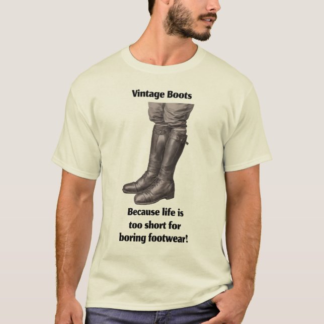 Vintag Boots-T - Shirt (Vorderseite)