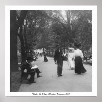 Vintag Boston Common, Under the Elms, USA