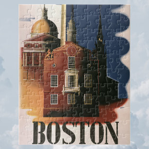 Vintag Boston, Massachusetts Paul Reveres Reise