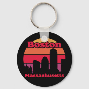 Vintag Boston Massachusetts Schlüsselanhänger