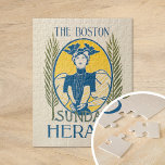 Vintag Boston Sunday Herald<br><div class="desc">The Boston Sunday Herald (ca. 1890-1920) | Vintag The Boston Sunday Herald Illustration aus dem frühen 20. Jahrhundert. Verwenden Sie die Entwurfstools, um einen benutzerdefinierten Text hinzuzufügen oder das Bild zu personalisieren.</div>