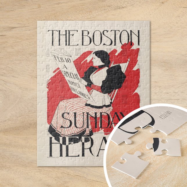 Vintag Boston Sunday Herald Women's Edition (Von Creator hochgeladen)