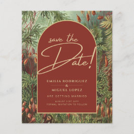 Vintag Botanische Terracotta Florals Arch WEDD Flyer