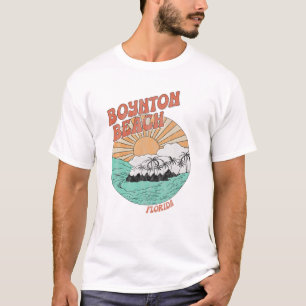 Vintag Boynton Beach Florida Palm Trees FL Retro T-Shirt