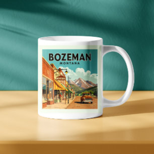 Vintag Bozeman Montana Kaffeetasse
