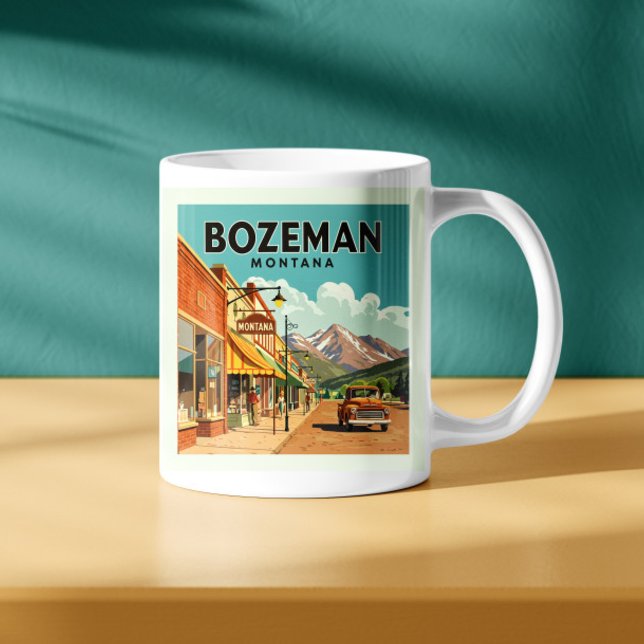 Vintag Bozeman Montana Kaffeetasse (Von Creator hochgeladen)