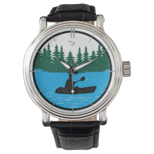 Vintag brauche ich einen guten Kajakfahrer Armbanduhr