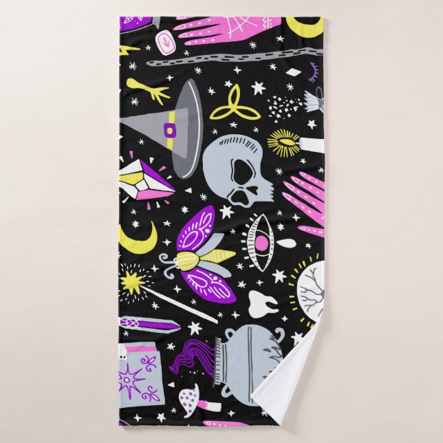 Vintag-braun-orange Tartan kariert. Badehandtuch (Badehandtuch)