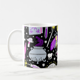 Vintag-braun-orange Tartan kariert. Kaffeetasse