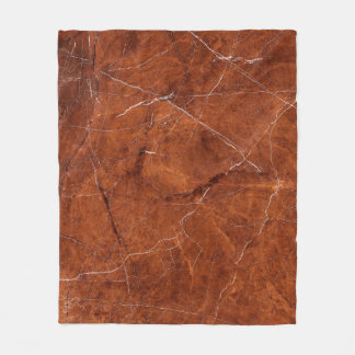 Vintag-braune Marmorstruktur Fleecedecke
