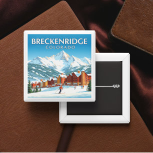 Vintag Breckenridge Colorado Button