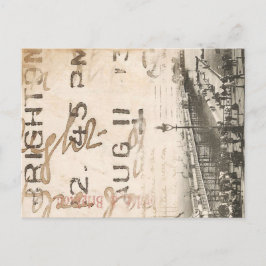 Vintag Brighton Pier Fotografie Postkarte