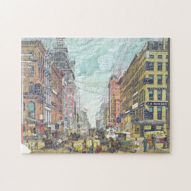 Vintag Broadway, NYC (1880er) (Horizontal)