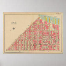 Vintag Brooklyn Map | George Washington Bromley