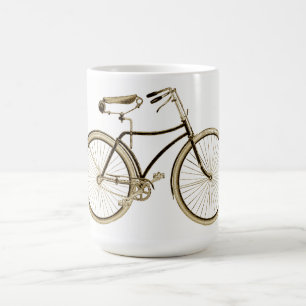 Vintag Brown Bike Kaffeetasse