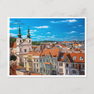Vintag Brünn Tschechische Republik République tchè Postkarte