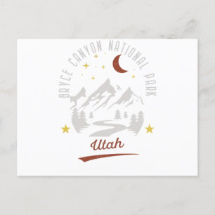 Vintag Bryce Canyon Nationalpark Utah Postkarte