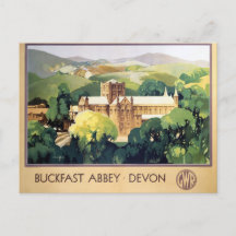 Vintag Buckfast Abbey Kloster Britische Eisenbahn