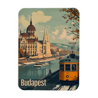 Vintag Budapest Magnet