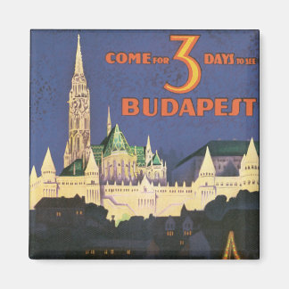 Vintag Budapest Magnet