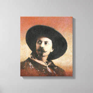 Vintag Buffalo Bill Portrait Leinwand