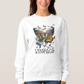 Vintag Butterfly Boho Sweatshirt