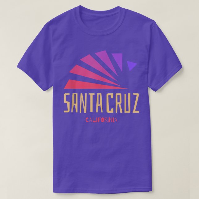 Vintag California Sunset Santa Cruz T-Shirt (Design vorne)