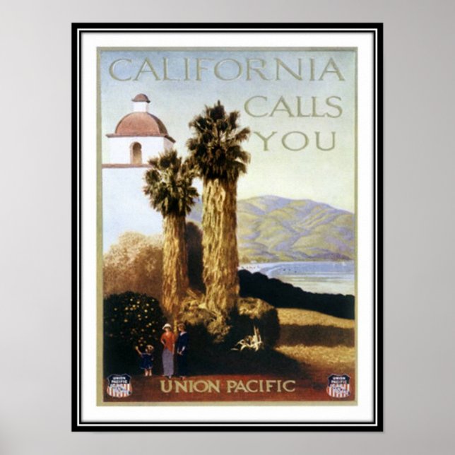 Vintag California, USA - Poster (Vorne)