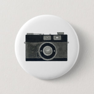 Vintag Camera-Abzeichen Button