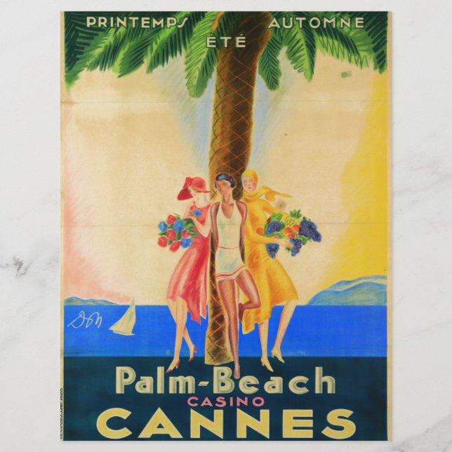 Vintag Cannes French Travel (Vorderseite)