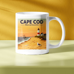 Vintag Cape Cod Massachusetts Kaffeetasse