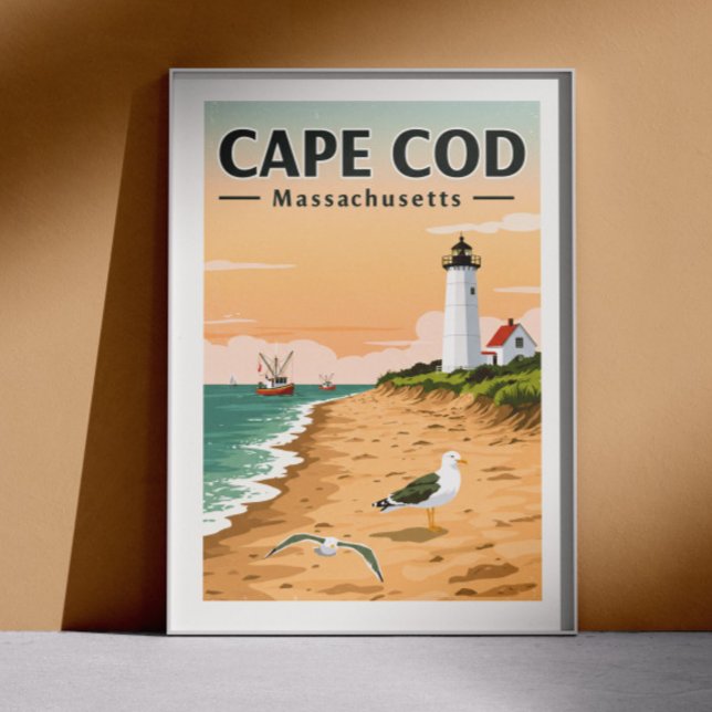 Vintag Cape Cod Massachusetts Poster (Von Creator hochgeladen)