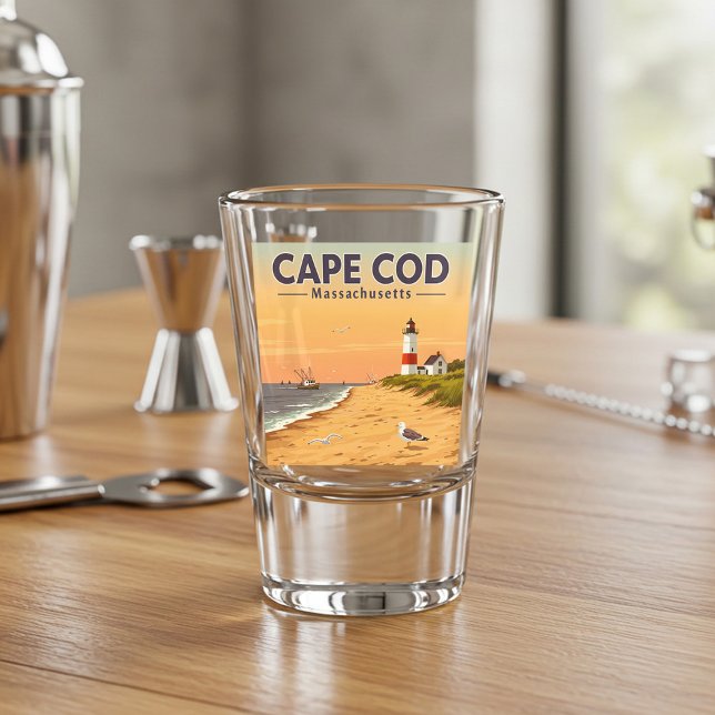 Vintag Cape Cod Massachusetts Schnapsglas (Von Creator hochgeladen)