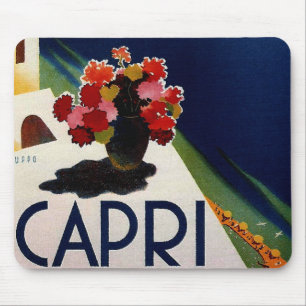 Vintag Capri Italien Reisen Mousepad