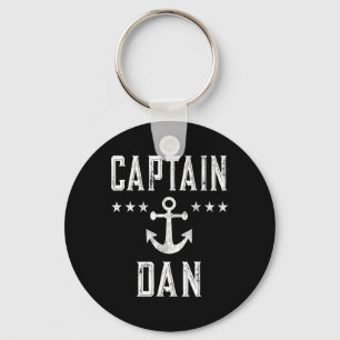 Vintag Captain Dan Personalisiert Vorname Boatin Schlüsselanhänger