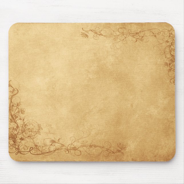 Vintag Caramel Brown Mousepad (Vorne)