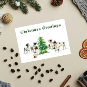 Vintag Carl Reichert Dog Puppie Weihnachten