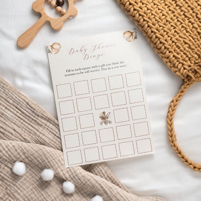 Vintag Carriage Floral Baby Shooter Bigo Game (Vintage Carriage Floral Baby Shower Bigo Game
)