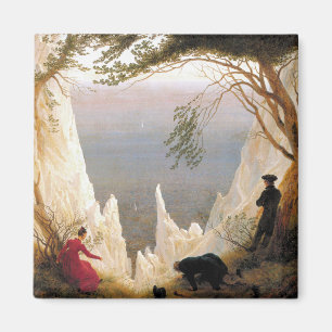Vintag Caspar Friedrich Chalk Cliffs bei Rügen Magnet