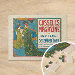 Vintag Cassellmagazin Dezember 1896<br><div class="desc">Cassell’s Magazine; Dezember (1896) | Kunstwerk von Louis Rhead (amerikanisch,  1857-1926) Vintage Titelkunst des Magazins aus dem 19. Jahrhundert.</div>