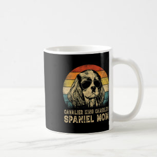 Vintag Cavalier King Charles Spaniel Mama Dog Moth Kaffeetasse