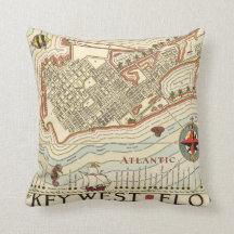 Vintag Cayo Hueso Throw Kissen