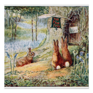 Vintag Cecily Parsley's Kinderzimmer Rhymes Poster